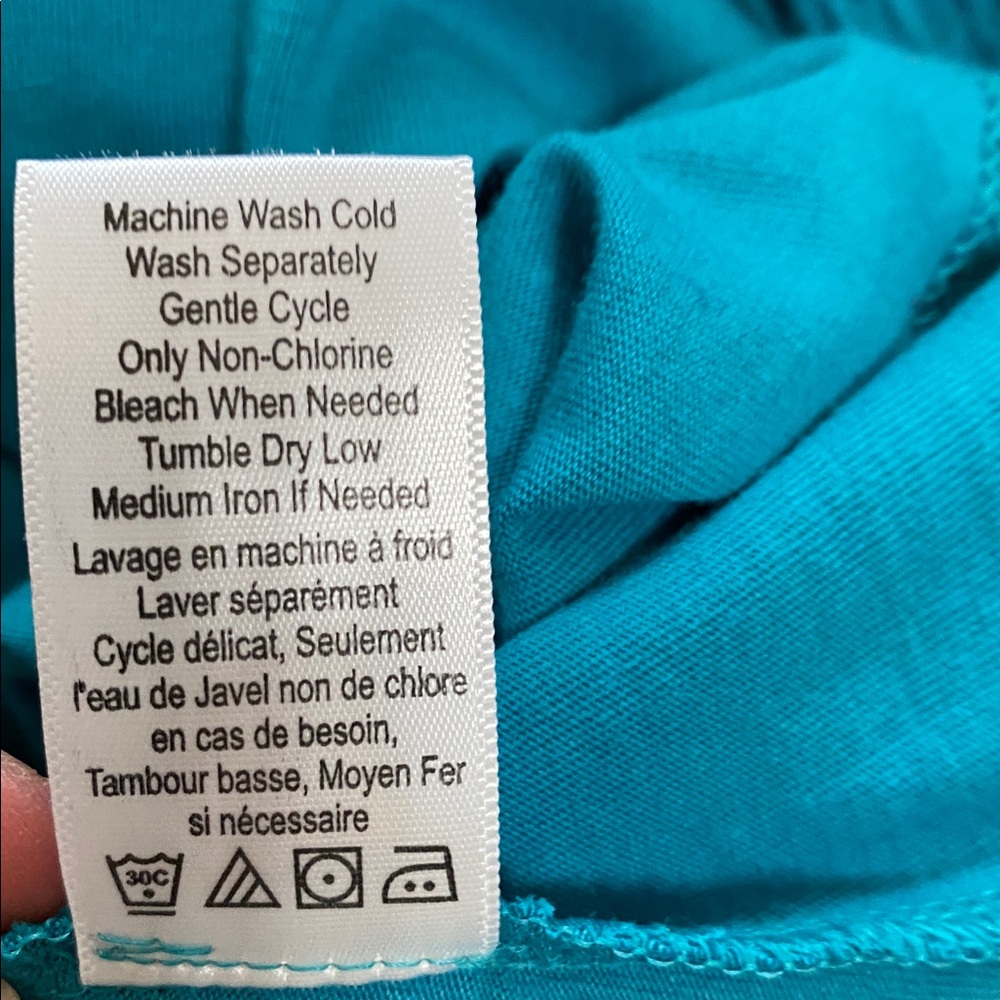 Coldwater Creek Smocked Teal Midi Sleeveless Dress - Picture 9 of 9
